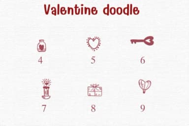 Valentine Doodle by Sontaya — Dingbats Font — thumbnail 4