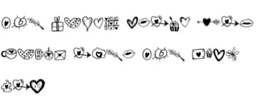 Valentine Doodle by Sontaya — Dingbats Font — thumbnail 8