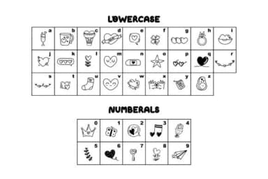 Valentine Doodle 1 by Issie_Studio — Dingbats Font — thumbnail 3