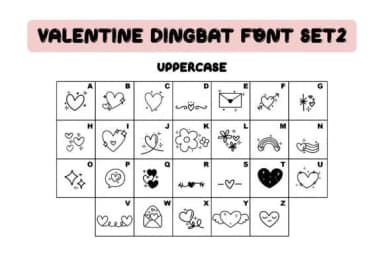 Valentine Doodle 3 by Issie_Studio — Dingbats Font — thumbnail 2