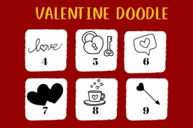 Valentine Doodle by CHANOK — Dingbats Font — thumbnail 4