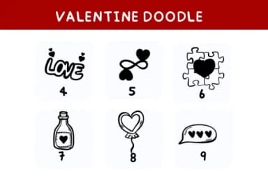Valentine Doodle by Bee piyanuch — Dingbats Font — thumbnail 4