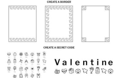 Valentine Doodle by digitalplannerland — Dingbats Font — thumbnail 6