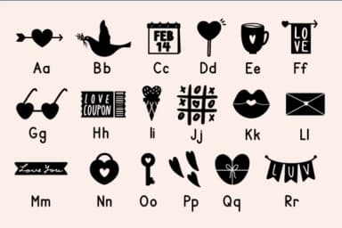 Valentine Doodles by Nyla.studio — Dingbats Font — thumbnail 7