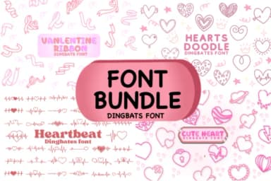 Valentine Festival Bundle by Chonada — Dingbats Font — thumbnail 1