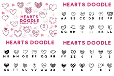 Valentine Festival Bundle by Chonada — Dingbats Font — thumbnail 3