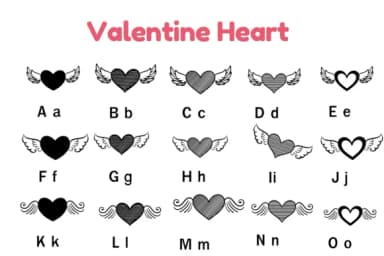 Valentine Heart by Nun Sukhwan — Dingbats Font — thumbnail 6
