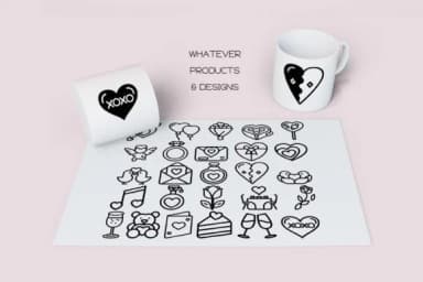 Valentine Icons by WADLEN — Dingbats Font — thumbnail 6
