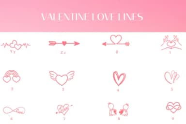 Valentine Love Lines by Heartcraft Atelier — Dingbats Font — thumbnail 4