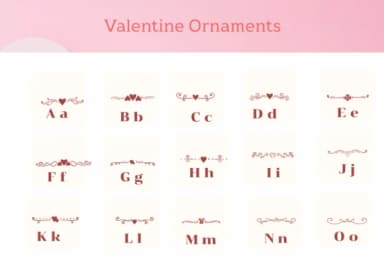 Valentine Ornaments by Apiwat Type — Dingbats Font — thumbnail 2