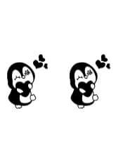 Valentine Penguin by Nongyao — Dingbats Font — thumbnail 8