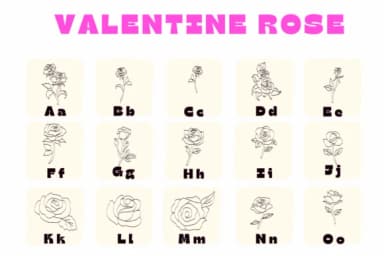 Valentine Rose by Suphitchaya — Dingbats Font — thumbnail 2