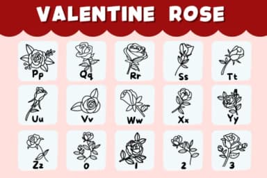 Valentine Rose by Natchuta — Dingbats Font — thumbnail 3