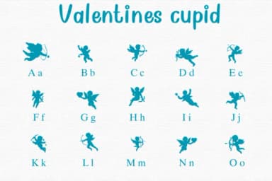 Valentines Cupid by Nongyao — Dingbats Font — thumbnail 2