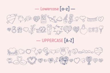 Valentine's Dingbats by Situjuh — Dingbats Font — thumbnail 2
