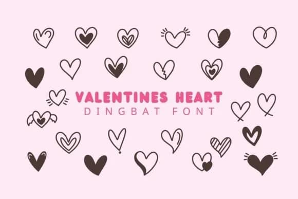 Valentines Heart by Eystore — Dingbats Font