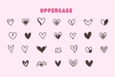 Valentines Heart by Eystore — Dingbats Font — thumbnail 2