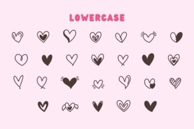 Valentines Heart by Eystore — Dingbats Font — thumbnail 3