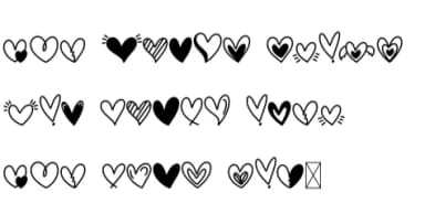 Valentines Heart by Eystore — Dingbats Font — thumbnail 5