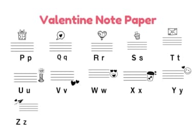 Valentine's Note Paper by Nun Sukhwan — Dingbats Font — thumbnail 6