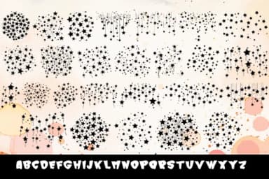 Variety Aura Stars by MOMAT THIRTYONE — Dingbats Font — thumbnail 2