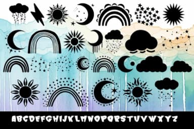 Variety Natural by MOMAT THIRTYONE — Dingbats Font — thumbnail 2