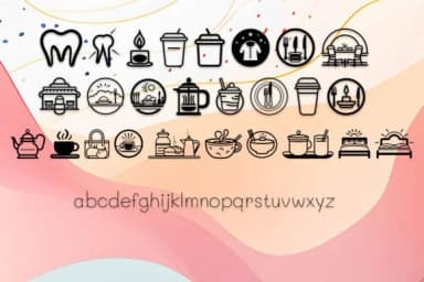 Variety Symbols Planner by MOMAT THIRTYONE — Dingbats Font — thumbnail 3