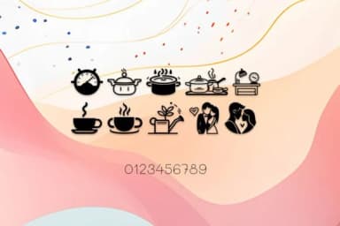 Variety Symbols Planner by MOMAT THIRTYONE — Dingbats Font — thumbnail 4