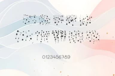 Various Falling Stars by MOMAT THIRTYONE — Dingbats Font — thumbnail 4