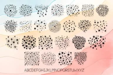 Various Stars by MOMAT THIRTYONE — Dingbats Font — thumbnail 2