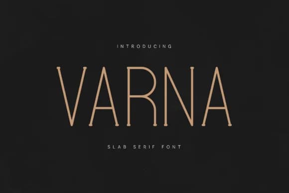 Varna by vladfedotovv — Slab Serif Font