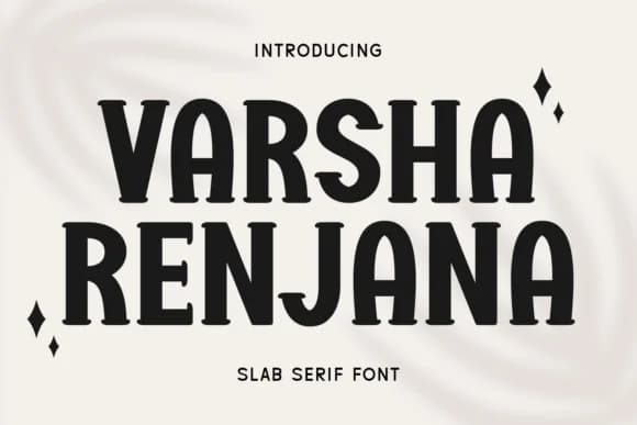Varsha Renjana by Damai (7NTypes) — Slab Serif Font