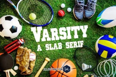 Varsity by Illustration Ink — Slab Serif Font — thumbnail 1