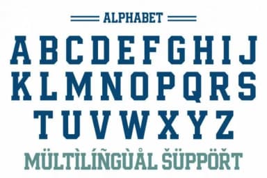 Varsity Athletic by Meow Creation — Slab Serif Font — thumbnail 2