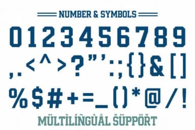 Varsity Athletic by Meow Creation — Slab Serif Font — thumbnail 3