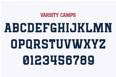 Varsity Camps by Sakti Avellin — Slab Serif Font — thumbnail 2