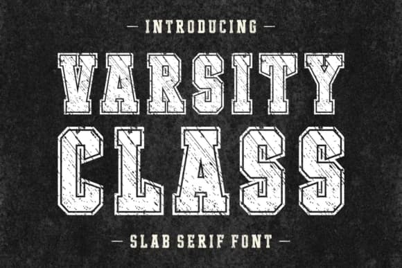 Varsity Class by Anto (7NTypes) — Slab Serif Font