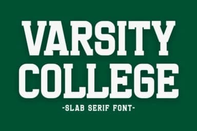 Varsity College by Minimalist Eyes — Slab Serif Font — thumbnail 1