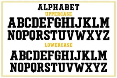 Varsity College Sport Army by Quirkify — Slab Serif Font — thumbnail 2