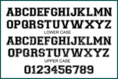 Varsity Distressed by wtl.typography — Slab Serif Font — thumbnail 5