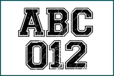 Varsity Distressed by wtl.typography — Slab Serif Font — thumbnail 7