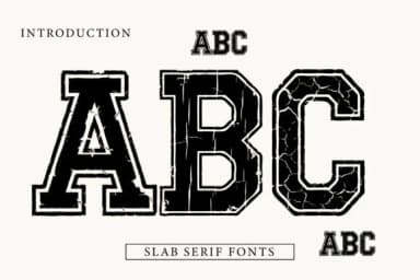 Varsity Grunge by Wow Magic — Slab Serif Font — thumbnail 2