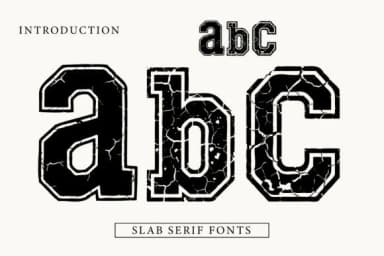 Varsity Grunge by Wow Magic — Slab Serif Font — thumbnail 3