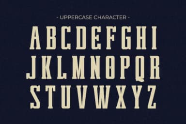 Varsity Holiday by Pian45 — Slab Serif Font — thumbnail 2