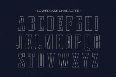 Varsity Holiday by Pian45 — Slab Serif Font — thumbnail 3