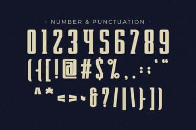 Varsity Holiday by Pian45 — Slab Serif Font — thumbnail 4