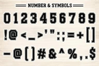 Varsity Legacy by Meow Creation — Slab Serif Font — thumbnail 3