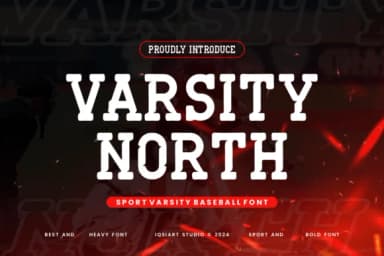 Varsity North by IqsiartStudio — Slab Serif Font — thumbnail 1
