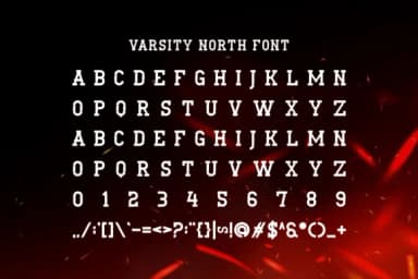 Varsity North by IqsiartStudio — Slab Serif Font — thumbnail 5