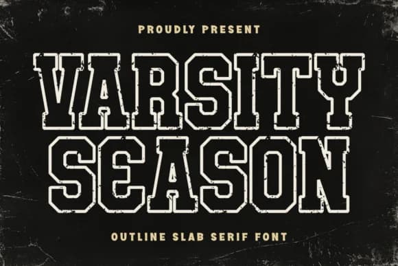 Varsity Season by Pian45 — Slab Serif Font